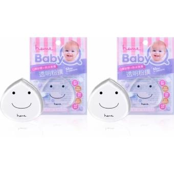 พัฟซิลิโคนแต่งหน้า ไม่กินรองพื้น Baby-Q (2ชิ้น)