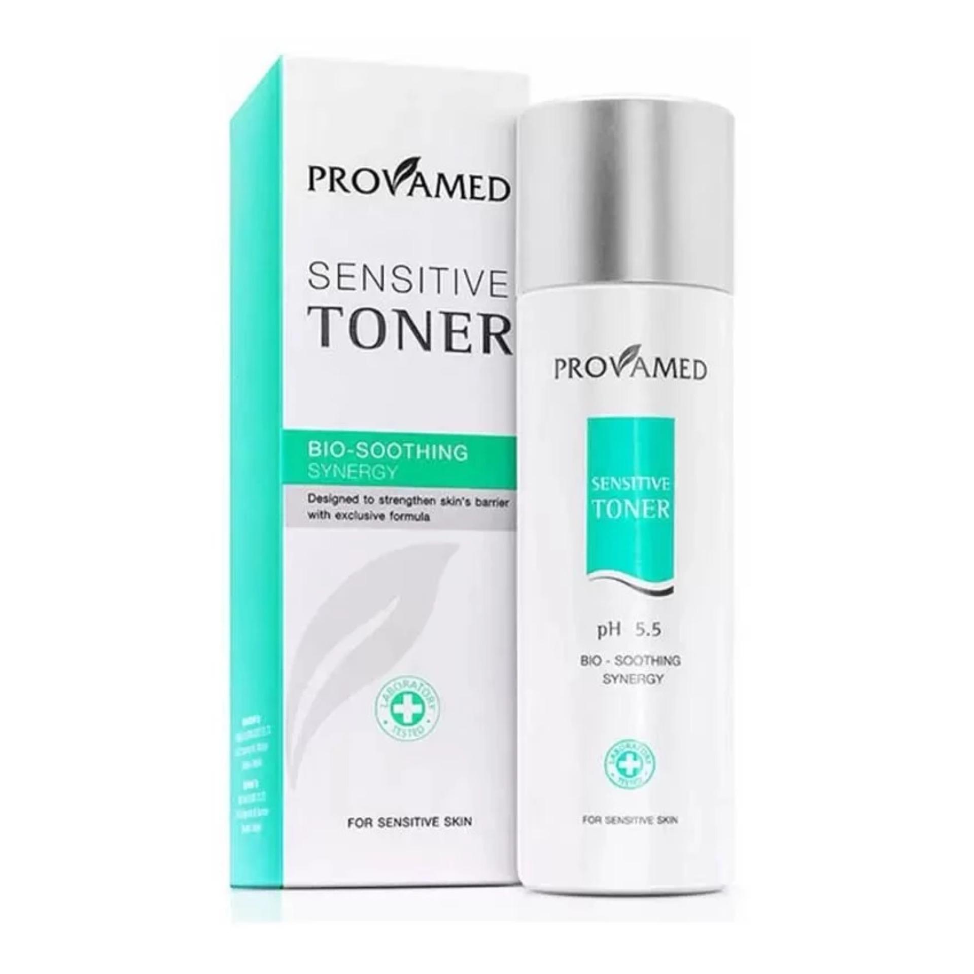 Provamed Sensitive Toner Bio-Soothing Synergy For Sensitive Skin 200ml.โทนเนอร์สำหรับผิวแพ้ง่าย 