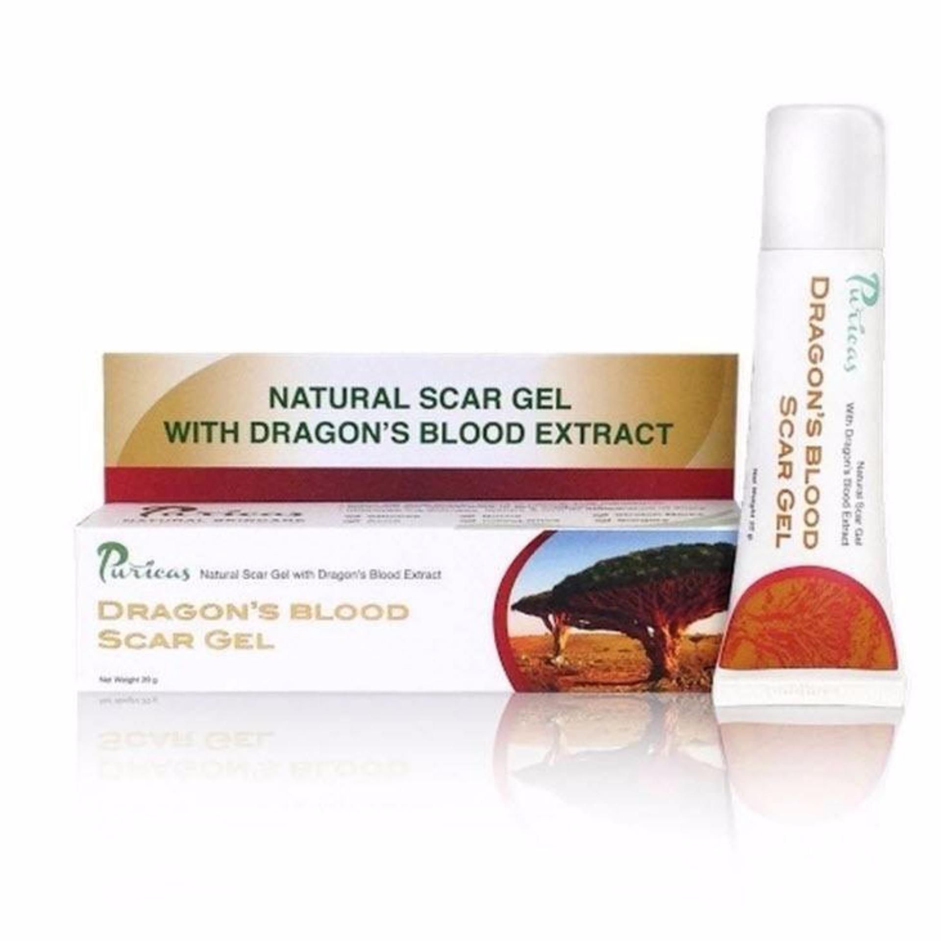 แนะนำ Puricas Dragon's Blood Scar Gel ลดเลือนรอยแผลเป็น จุดด่างดำ แผล