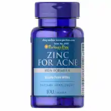 ภาพขนาดย่อของภาพหน้าปกสินค้าPn Zinc for Acne 50 mg 100 Tablets (อาหารเสริมเรื่องสิว) 1 กระปุก Exp.07/2024 จากร้าน BlinkShop บน Lazada