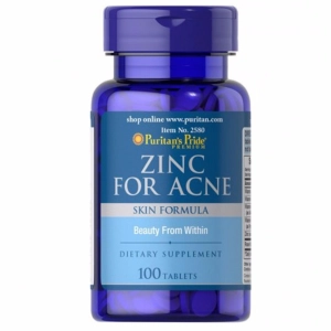 ภาพหน้าปกสินค้าPn Zinc for Acne 50 mg 100 Tablets (อาหารเสริมเรื่องสิว) 1 กระปุก Exp.07/2024 ที่เกี่ยวข้อง