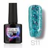 ROSALIND Moon  Star Glitter  สียาทาเล็บเจล 3D กริตเตอร์ พระจันทร์ ดวงดาว Gel Polish Soak Off UV LED (10ml.) #S11