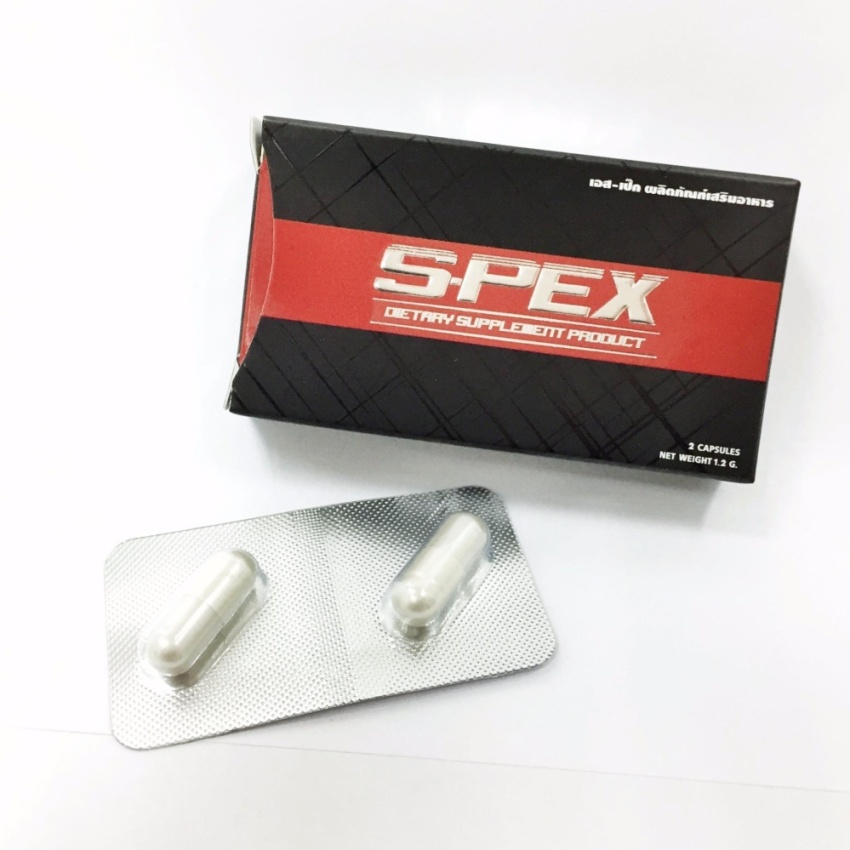 S-PEX เสริมพลังชาย เพิ่มสมรรถภาพ ผลิตภัณฑ์เสริมอาหารสำหรับผู้ชาย 1 กล่อง