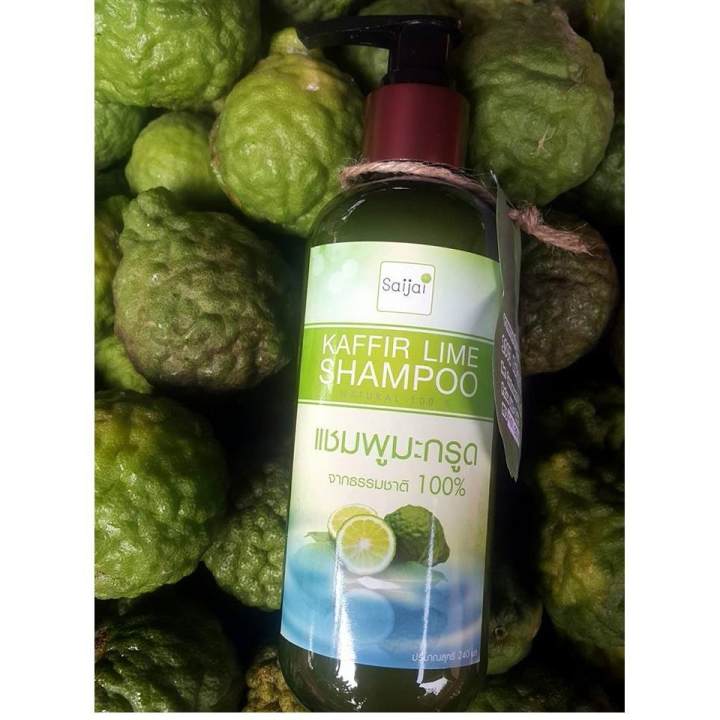 โปรโมชั่น แชมพูมะกรูดออร์แกนิคใส่ใจ Saijai Kaffir Lime Shampoo รีวิว