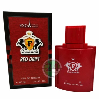 SALE!!! น้ำหอมผู้ชายกลิ่นซิททรัสวู๊ดดี�   �� แนวผู้ชายอบอุ่น MOTORSPORT RED DRIFT 100 ML. EXO SHIRLEY PARIS FRAGRANCE IMPORTED FROM FRANCE น้ำหอมเกรดส่งออก หัวน้ำหอมนำเข้าจากฝรั่งเศส