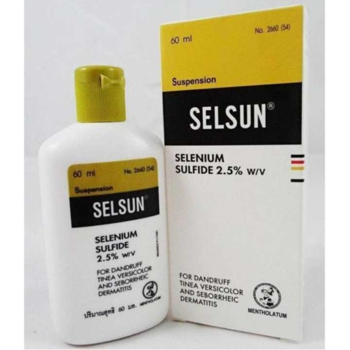 โปรโมชั่น Selsun เซลซั่นแชมพูยา กำจัดรังแคและกลากเกลื้อนที่ผิวหนัง 60ml. 1 ขวด พันทิป