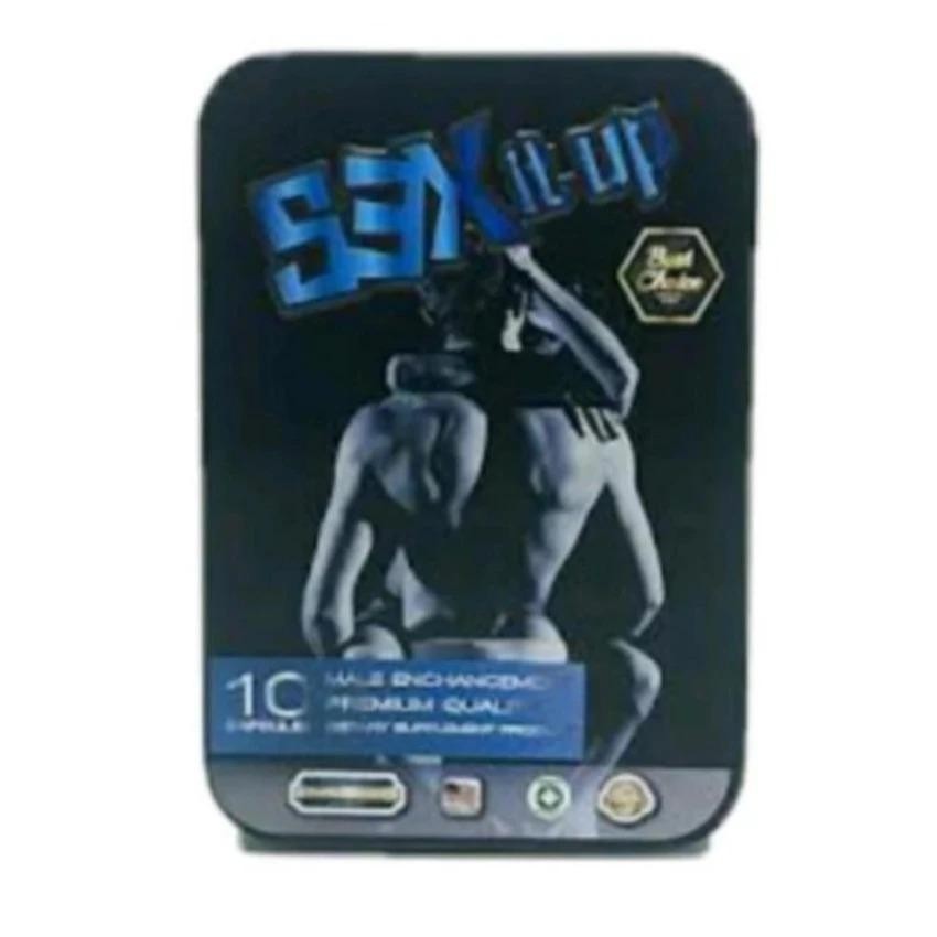 SEX IT UP ผลิตภัณฑ์เสริมอาหารบำรุงร่างกายสำหรับเพศชาย บรรจุ 10 แคปซูล