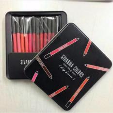 Sivanna Colors Lip Liner ดินสอเขียนขอบปาก ซีเวียน่า ลิปไลเนอร์ 12 เฉดสี (1 กล่อง)