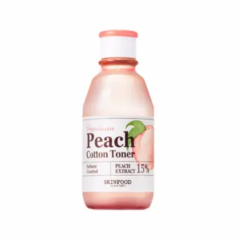 รีวิว Skinfood Premium Peach Cotton Toner 175ml โทนเนอร์บำรุงผิวสารบำรุงจาก Peach Extract ช่วยควบคุมความมันบนใบหน้า pantip