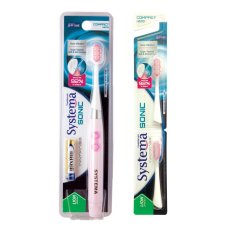 SYSTEMA SONIC แปรงสีฟันไฟฟ้า ซิสเท็มมา โซนิค (สีชมพู)+หัวแปรงสีฟันไฟฟ้า ซิสเท็มมา โซนิค (สีชมพู)