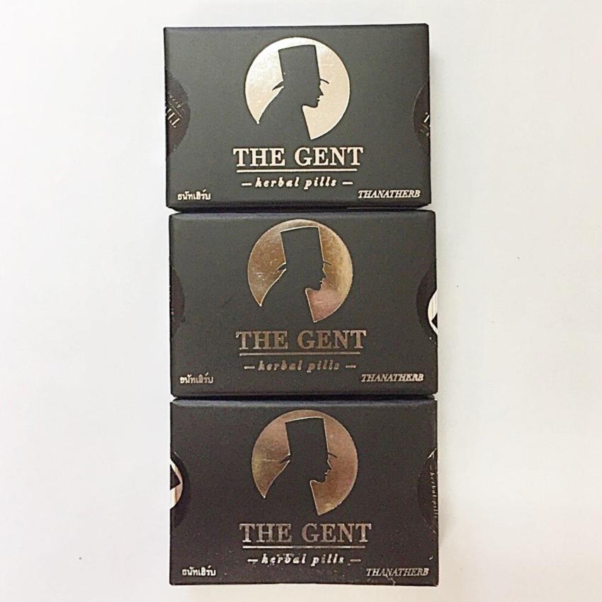THE GENT อาหารเสริมสำหรับผู้ชาย ขนาดกล่อง 3 แคปซูล