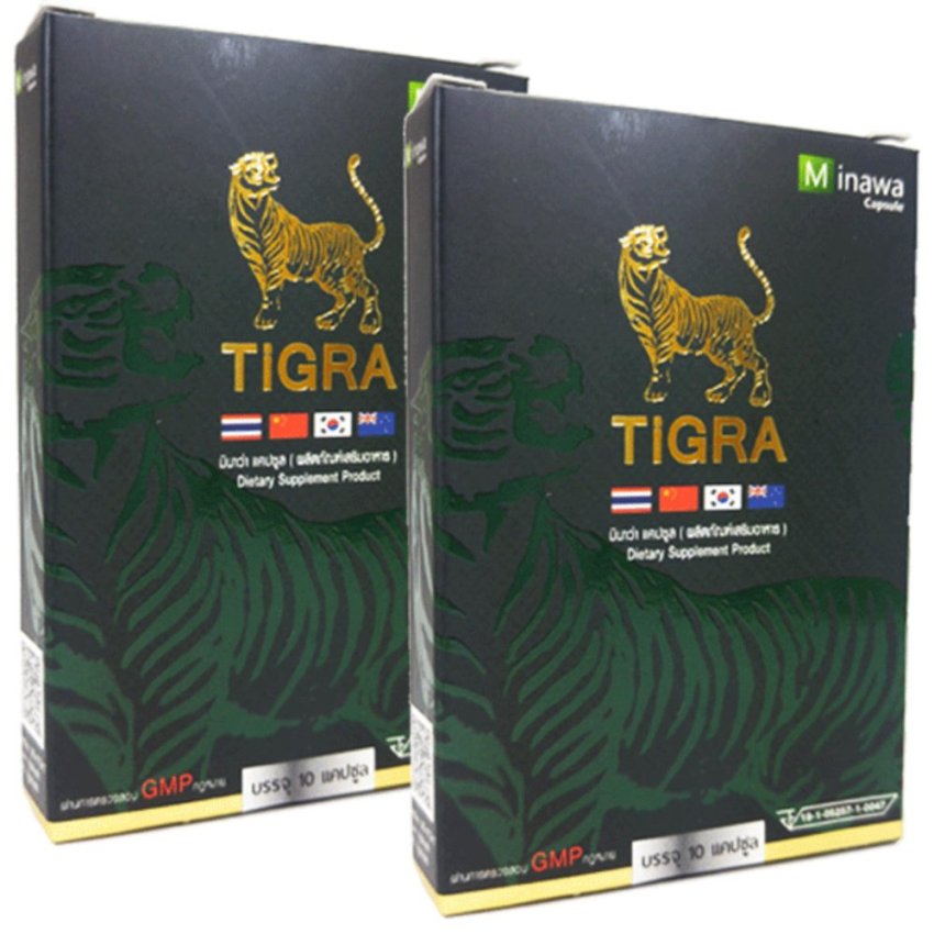 TiGra Minawa ไทกร้า มินาว่า 10 แคปซูล x 2 กล่อง