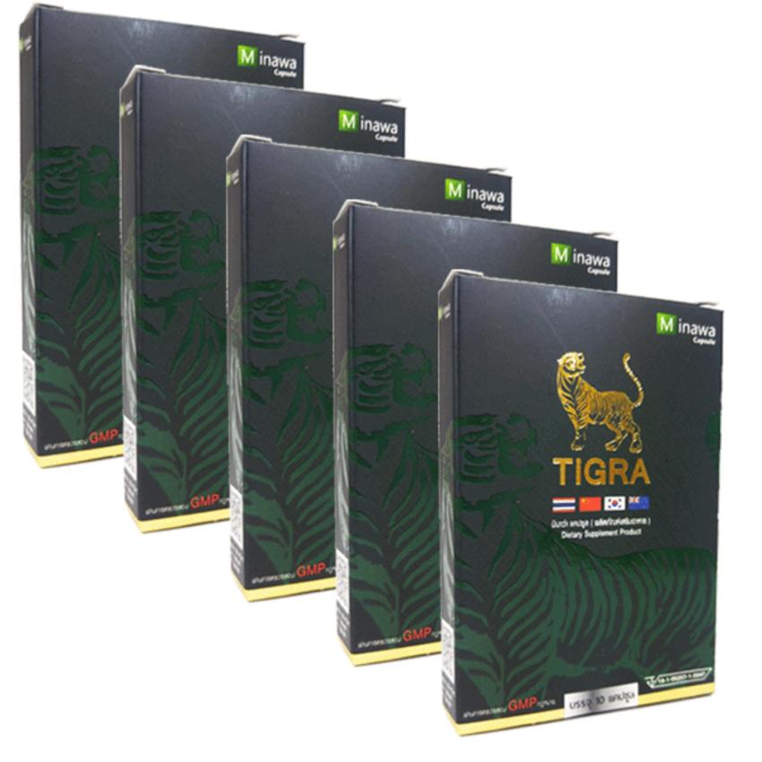 TiGra Minawa ไทกร้า มินาว่า 10 แคปซูล x 5 กล่อง