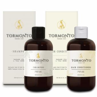 TORMONTO Set แชมพูและครีมนวดผมใบย่านาง 250 ml : image TORMONTO Set แชมพูและครีมนวดผมใบย่านาง 250 ml