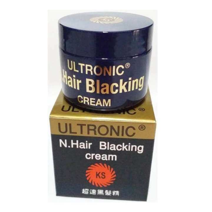 ข้อมูล Ultronic Hair Blacking Cream (28 g) ครีมแต่งผมดำอูลโทรนิค เคลือบปิดผมขาว ดีไหม