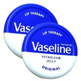 Vaseline Lip Therapy Petroleum Jelly 20g #Original ตลับเหล็ก ( 2 ตลับ)