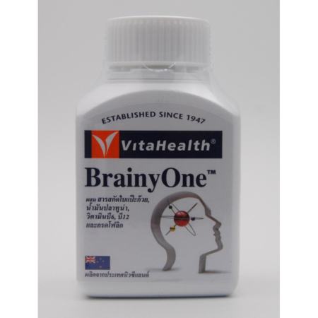 นำเข้าของใหม่ Vita Health Brainy one บำรุงสมอง เสริมความจำ 30s รีวิวราคา