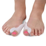 ซิลิโคนคั่นนิ้วเท้านิ้วโป้ง/นิ้วชี้ (สำหรับผู้มีนิ้วโป้งเท้าเอียง) (x3 คู่)
