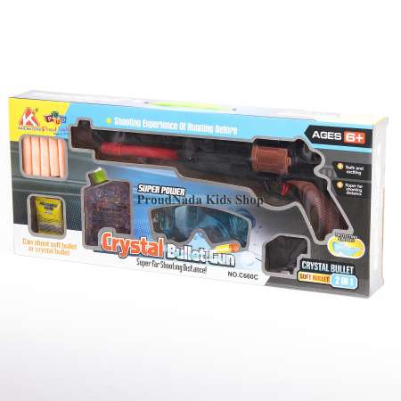 ProudNada Toys ของเล่นเด็กชุดปืนยิงกระสุนคริสตัล+กระสุนโฟม KAICAN TOYS Crystal Bullet Gun NO.C660C