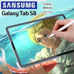 ภาพหน้าปกสินค้า【จัดส่งของขวัญฟรี】แท็บเล็ตถูกๆ Sansumg Galaxy New 5Pro Tablet 16GB+512GB แท็บเล็ตราคาถูก 11. นิ้ว Screen Dual Sim 5G Andorid 11แท็บเล็ต จัดส่งฟรี รองรับภาษาไทย หน่วยประมวลผล 10.4-core แท็บเล็ตใหม่ แท็บเล็ตสำหรับเล่นเกมราคาถูก แบต 8800mAh แท็บเล็ตราคาถูกๆ ซึ่งคุณอาจชอบสินค้านี้