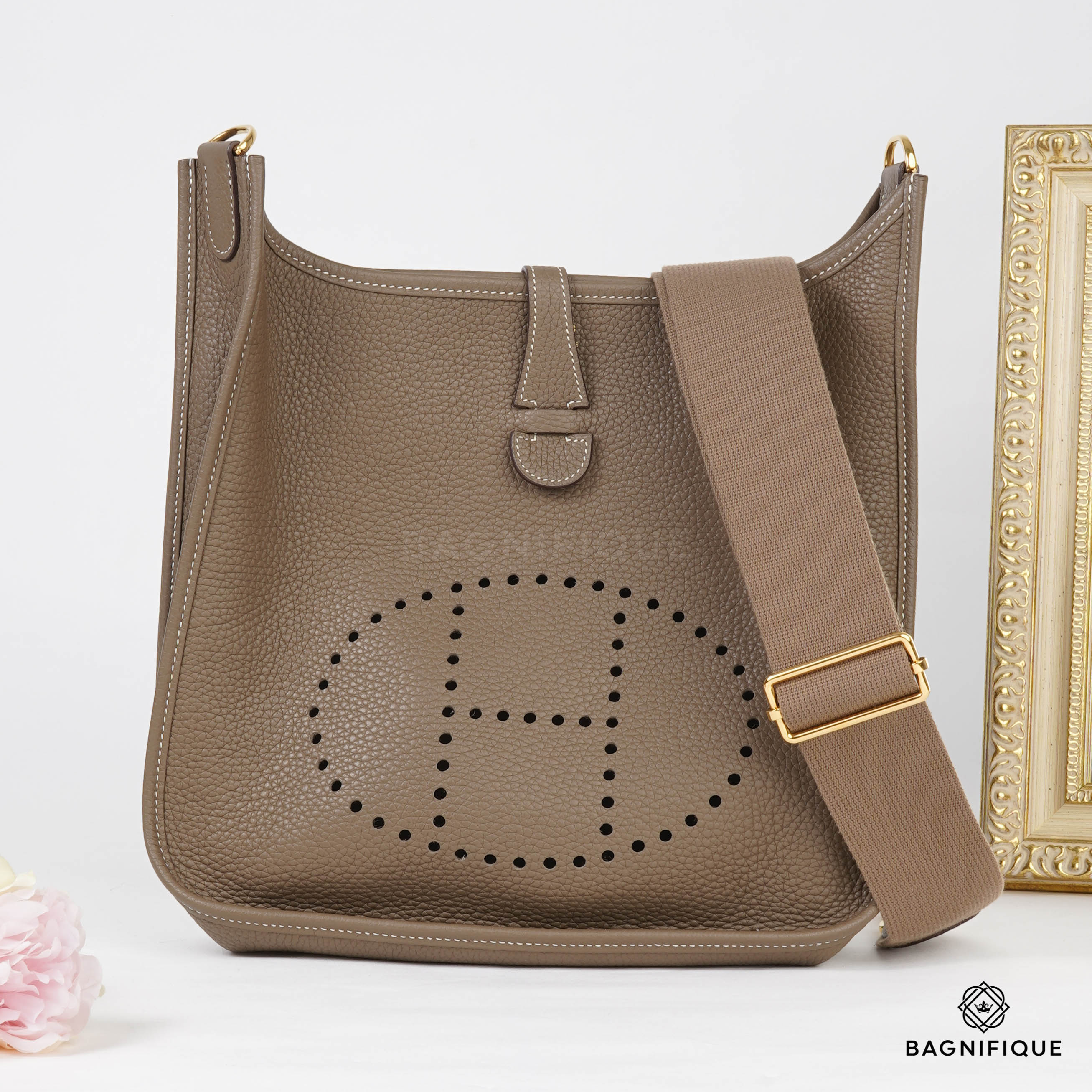 HERMES EVELYNE PM ETOUPE GHW Lazada.co.th