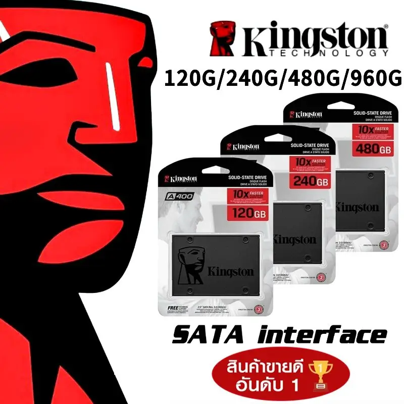 ภาพสินค้า120GB/240GB/480GB/960GB/SSD (เอสเอสดี) KINGSTON A400 SATA III 2.5สำหรับโน๊ตบุ๊ค และ คอมพิวเตอร์ตั้งโต๊ะ ( SA400S37/480G ) - รับประกัน 3 ปี จากร้าน Waaroom บน Lazada ภาพที่ 7