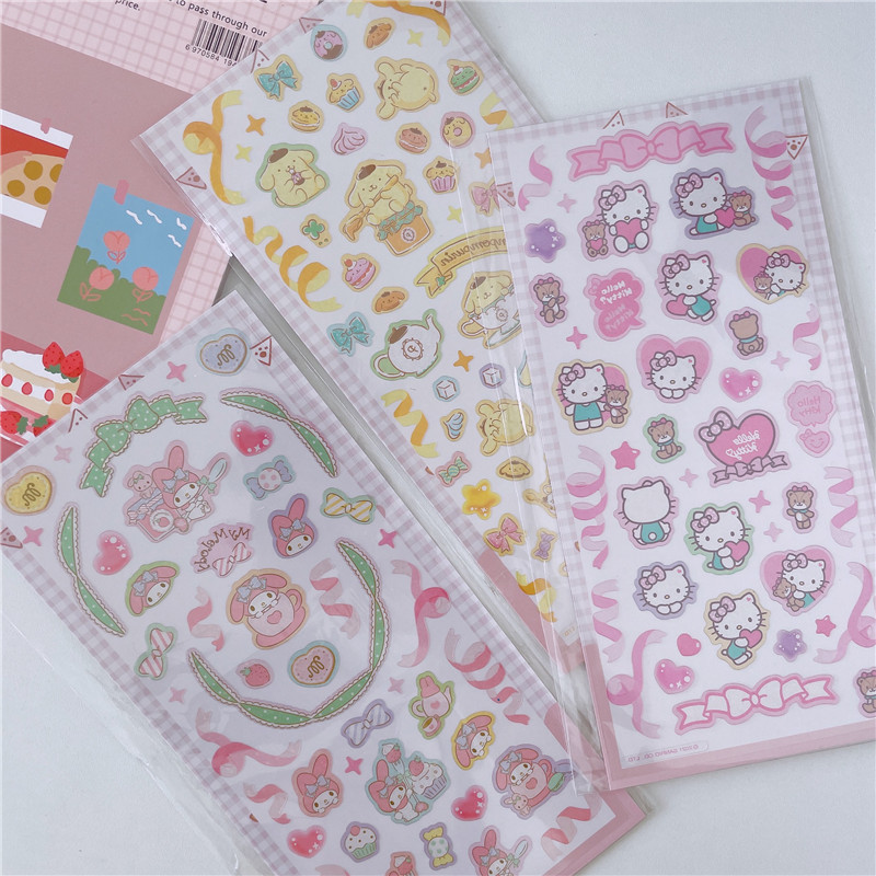 Sanrio Decorative Sticker Waterproof Sticker Kuromi Melody