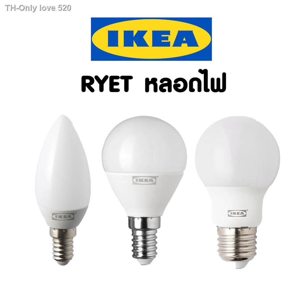 IKEA อีเกีย หลอดไฟ หลอดกลม หลอดจำปา LED E14 200 ลูเมน E27 400 ลูเมน หลอดโคมไฟ