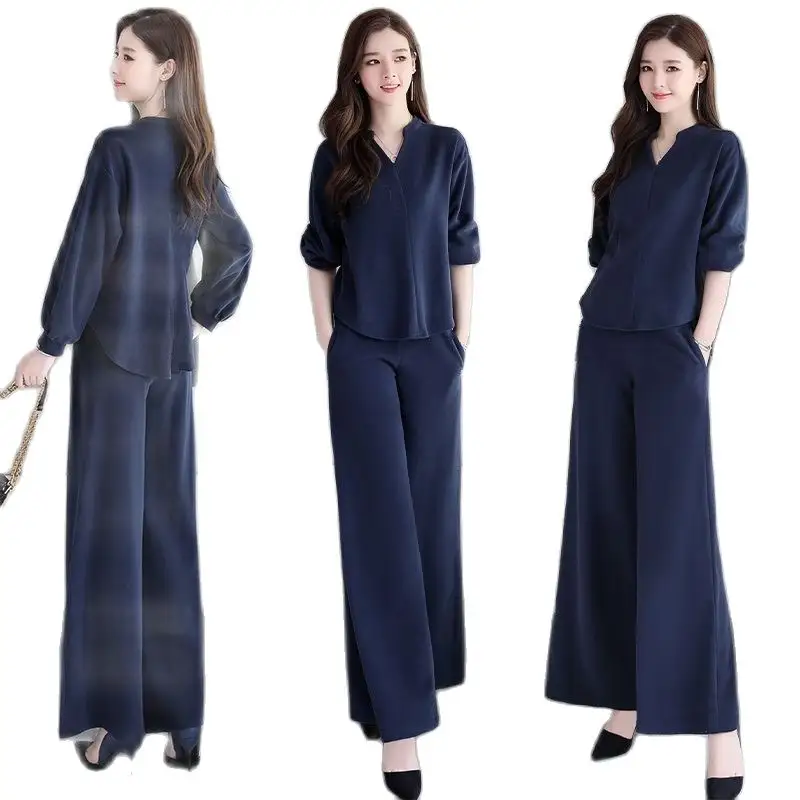 ภาพสินค้าสไตล์เกาหลี2ชิ้นชุดสวมใส่ผู้หญิง Plus ขนาดผู้หญิงแขนสั้นเสื้อผ้าแฟชั่นผู้หญิงสวมใส่ชุด041012 จากร้าน Xingbeili  บน Lazada ภาพที่ 7