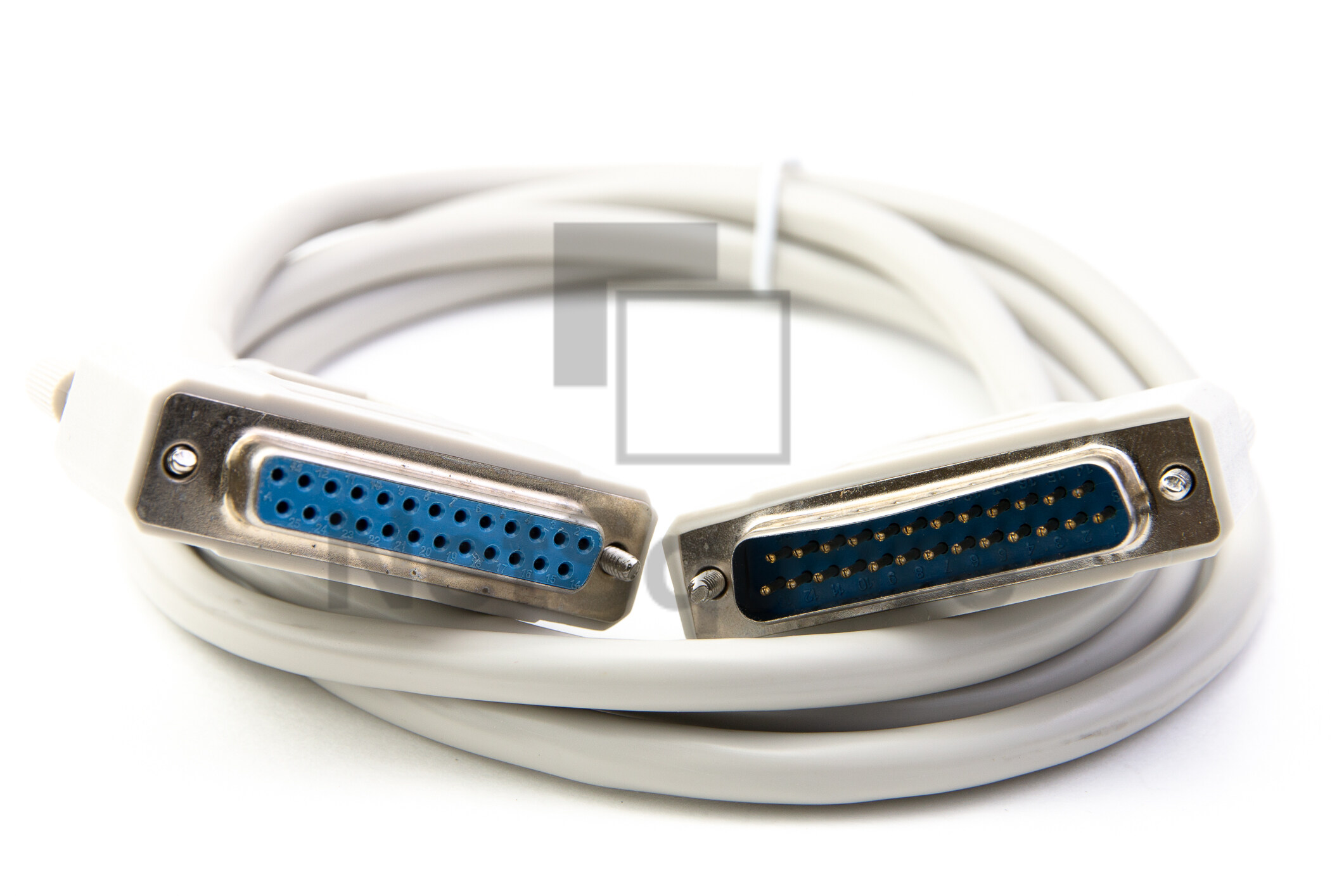 25-Pin Male to 25-Pin Type-A Female DB25 IEEE 1284 Centronic Parallel Printer Cable 1.5m
