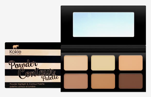 Kokie Cosmetics Powder Contour Palette Universal พาเลทคอนทัวมาทั้งหมด 6 สี KORIICO