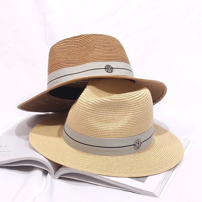 โปรโมชั่น หมวกสาน เกรดดี หมวกปีกกว้าง M หมวกกเที่ยวทะเล รุ่นA029 สีครีม สีกากี สีเทา สีขาว สีชมพู ลดกระหน่ำ หมวกแก๊ป หมวก กันแดด หมวก ปีก กว้าง หมวก บั ค เก็ ต