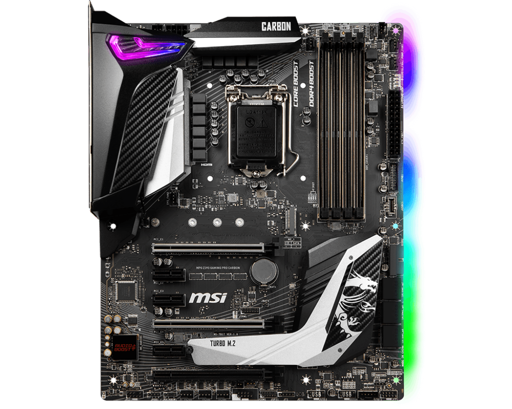 Mpg Z390 Gaming Pro Carbon Msi Motherboard 9th Gen Msi Z390 A Best