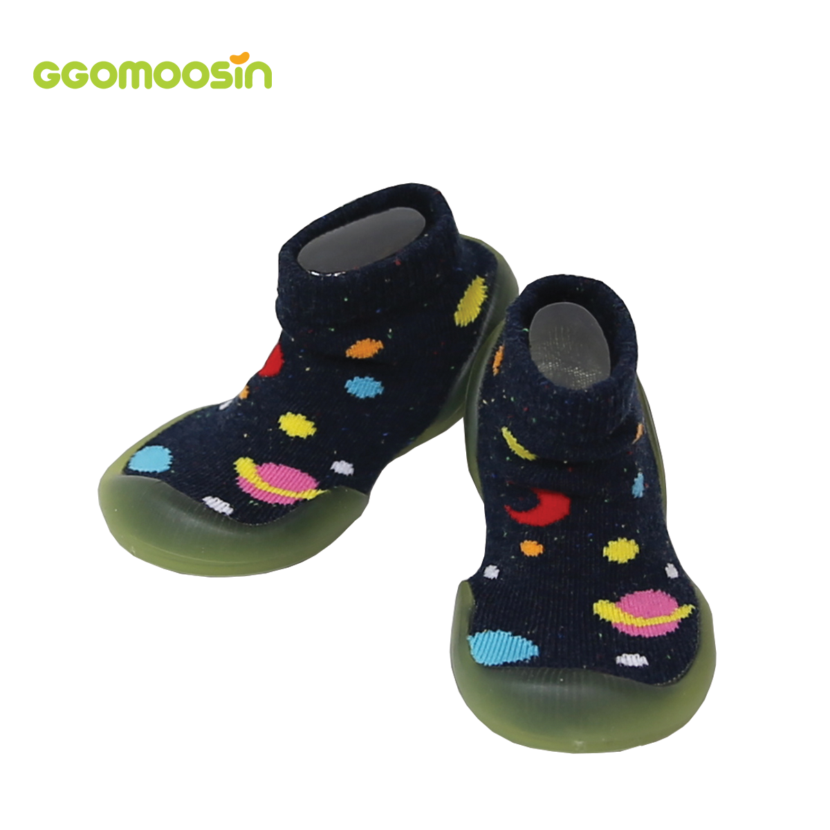 รองเท้าหัดเดิน GGOMOOSIN ลาย Mars (อวกาศ) Baby Shoes รองเท้าเด็กอ่อน รองเท้าเด็กหัดเดิน รองเท้าถุงเท้า รองเท้าเด็กผู้ชาย รองเท้าเด็กผู้หญิง