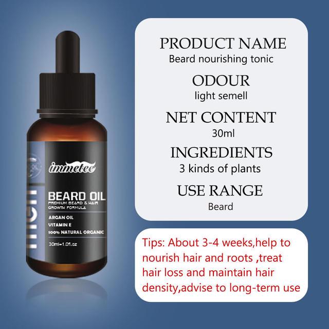Beard Growth Oil Hair Growth Agent Thickener Hair Beard Care Product