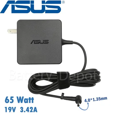 Asus Adapter ของแท้ 19V/3.42A 65W หัวขนาด 4.0x1.35mm สายชาร์จ เอซุส อะแดปเตอร์ สายชาร์จ Asus