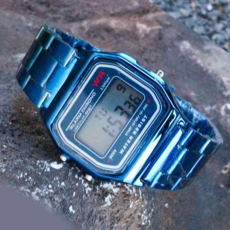 Zazzy Dolls นาฬิกาข้อมือ สายสแตนเลส ดีไซน์ A158WA ดูวันที่ จับเวลา ตั้งปลุก ได้ รุ่น ZD-0041