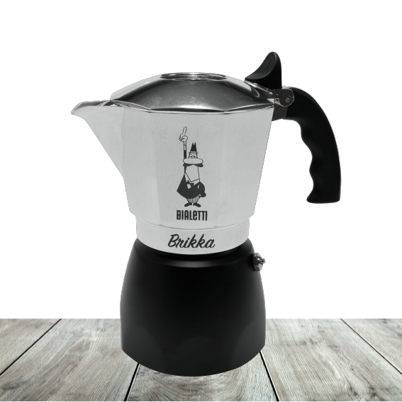 BRIKKA R 4 CUPS หม้อต้มกาแฟ