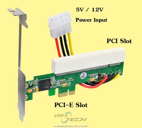 Adapter PCI-Express to PCI แปลง PCI-E เป็น PCI แปลง PCI-E เป็น PCI ...
