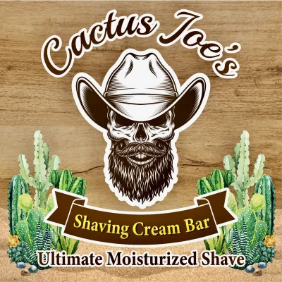 Cactus Joe’s Shaving Cream Bar - Ultimate Moisturizing Shave by Whitebeard's