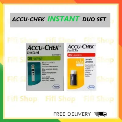 Accu-Chek Instant 25 Test Strips and 24 Softclix Lancets