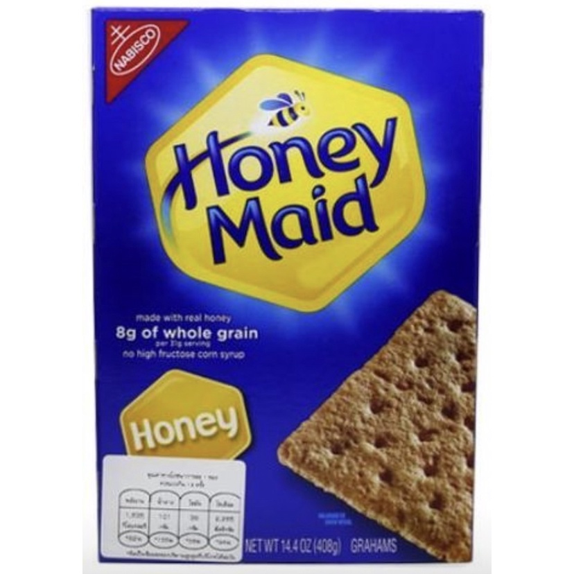 Nabisco Honey Maid Graham Crackers 345g ฮันนี่ เมด เกรแฮมแครกเกอร์ ขนม