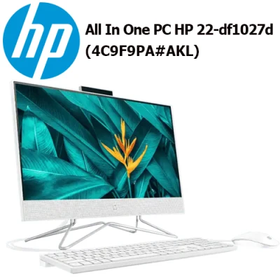 All In One PC HP 22-df1027d (4C9F9PA#AKL) / i3-1125G4 / 4GB / 1TB / 21.5” 1920x1080 (FHD)