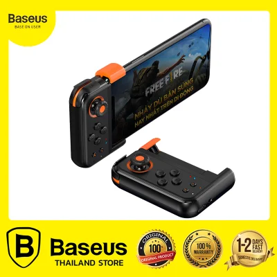 จอยเกม Baseus One-Handed Gamepad เหมาะสำหรับท่านที่ชอบการเล่นเกม ทำให้เล่นง่ายขึ้น เชื่อมต่อบลูทูธ สีดำ