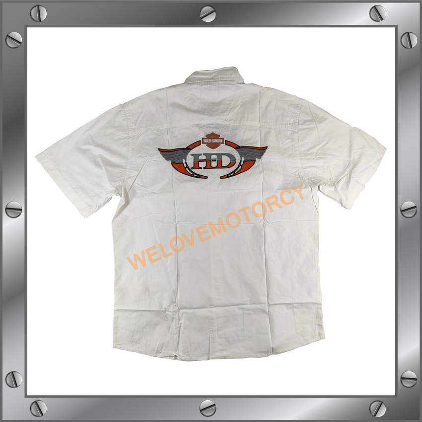 เสื้อ Shirt H-D 97604-13VM แขนสั้น(สินค้าใหม่ทุกชิ้นตอบแชทไวไม่ทิ้งให้รอนาน สินค้าในประเทศ ส่งจริงส่งไว 1-3 วันได้รับแน่นอน )