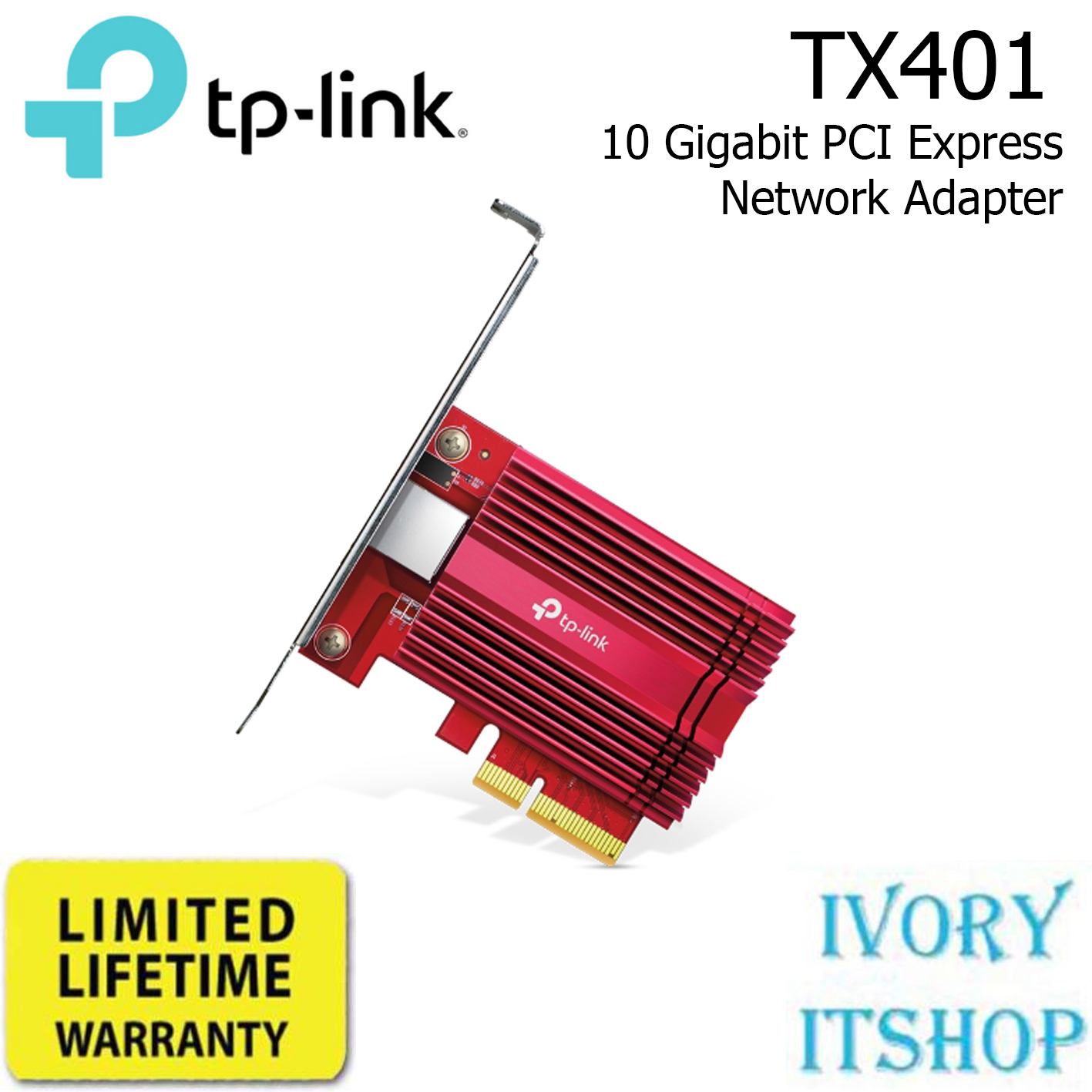 TP Link TX401 10 Gigabit PCI Express Network Adapter Lazada.co.th