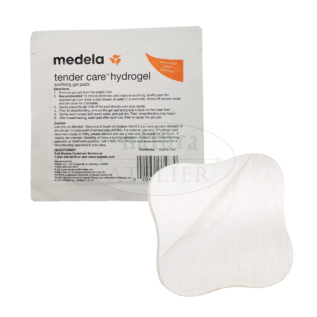 Medela Tender Care Hydrogel Pads Soothing Gel 4 pack Advanced Nipple  Therapy