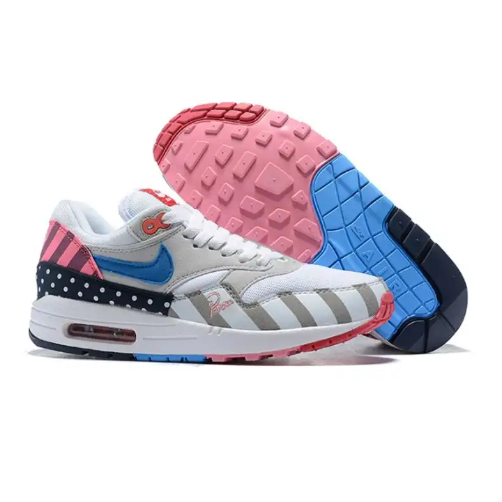 Nike Air Max 1 95 White Multi Men's and Women's Running Shoes, Outdoor Sports Breathable Lightweight nike shoes Nike Air Max 1 95 White Multi Men's and Women's Running Shoes, Outdoor Sports Breathable Lightweight nike shoes