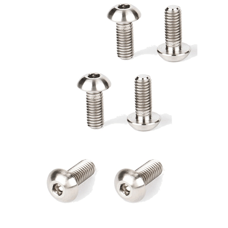 6Pcs Titanium TC4 Bolts M5X12mm Hex Head for Bicycle Bottle Cage
