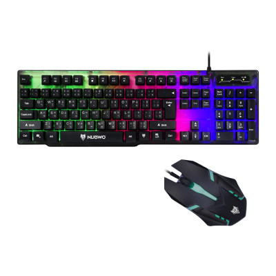 ดูภาพ NUBWO NKM-300 INFAREZ ชุดคีย์บอร์ดเมาส์ Keyboard And Mouse Gaming Combo Set เพิ่มเติม NUBWO NKM-300 INFAREZ ชุดคีย์บอร์ดเมาส์ Keyboard And Mouse Gaming Combo Set